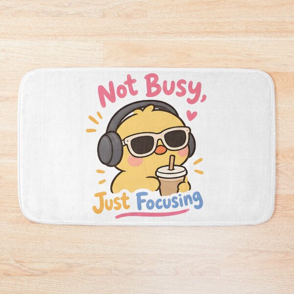 Item preview, Not Busy Just Focusing - Cute Duck Headphones designed and sold by Duck lovers.