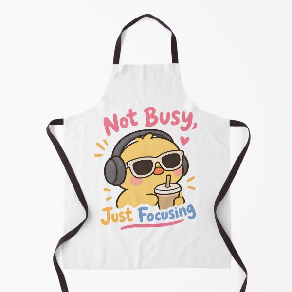Item preview, Not Busy Just Focusing - Cute Duck Headphones designed and sold by Duck lovers.