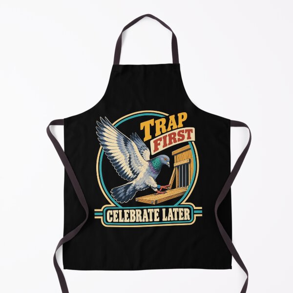 Item preview, Trap First Celebrate Later Racing Pigeon designed and sold by TamsinDesign.