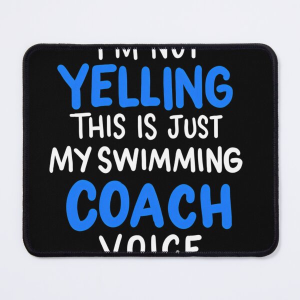 Item preview, Swimming Coach Voice Coaching Mentor Teacher Sport designed and sold by GeorgiWalter.