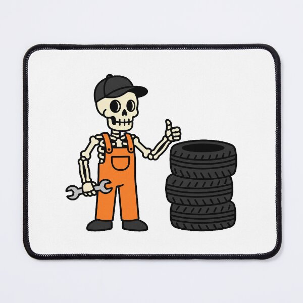 Item preview, Skeleton Mechanic – Halloween Auto Repair Thumbs Up Design designed and sold by VenZolic.