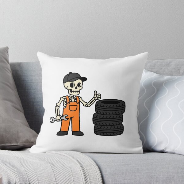 Item preview, Skeleton Mechanic – Halloween Auto Repair Thumbs Up Design designed and sold by VenZolic.