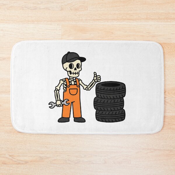 Item preview, Skeleton Mechanic – Halloween Auto Repair Thumbs Up Design designed and sold by VenZolic.