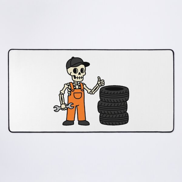 Item preview, Skeleton Mechanic – Halloween Auto Repair Thumbs Up Design designed and sold by VenZolic.