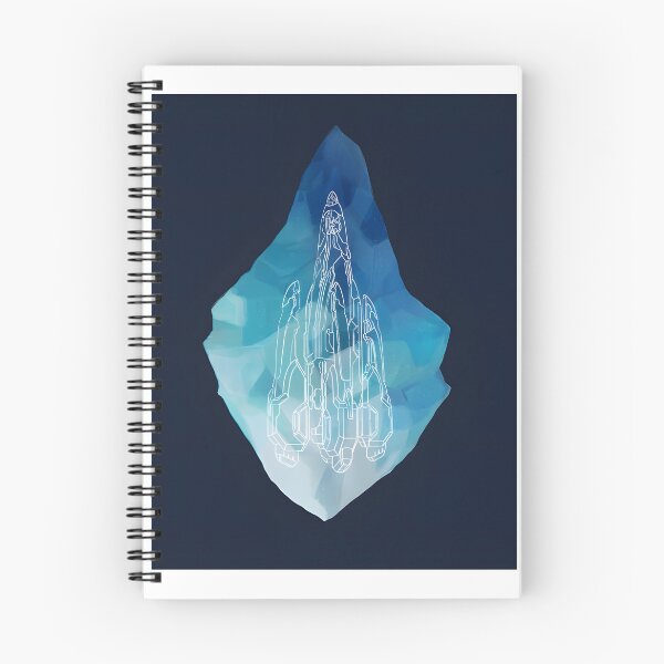 Item preview, Futuristic Castle Ship with Crystal Design Artwork designed and sold by nakpingin.