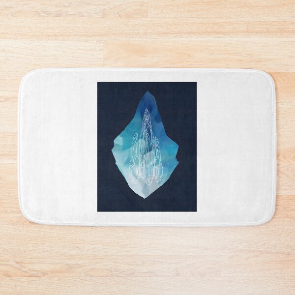 Item preview, Futuristic Castle Ship with Crystal Design Artwork designed and sold by nakpingin.