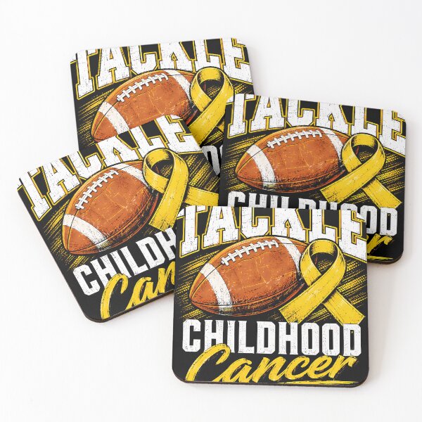 Item preview, Tackle Childhood Cancer Football Awareness Ribbon designed and sold by GeorgiWalter.