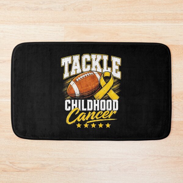 Item preview, Tackle Childhood Cancer Football Awareness Ribbon designed and sold by GeorgiWalter.