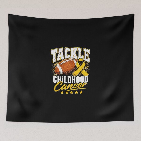 Item preview, Tackle Childhood Cancer Football Awareness Ribbon designed and sold by GeorgiWalter.