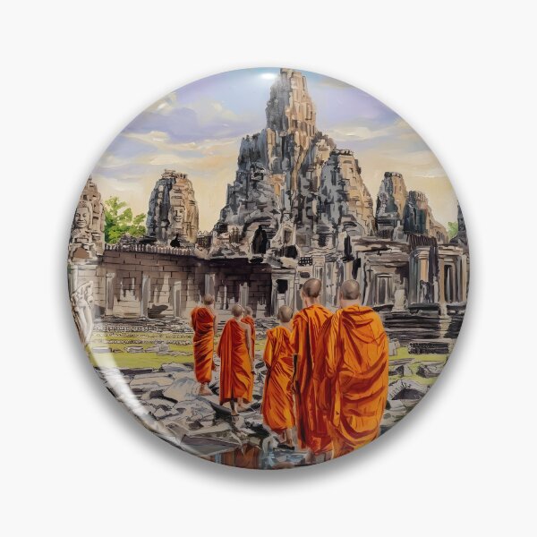 Artikelvorschau, Angkor Kambodscha Reiseplakat – Vintage-Tempelkunst entworfen und verkauft von POSTERIOCREW.