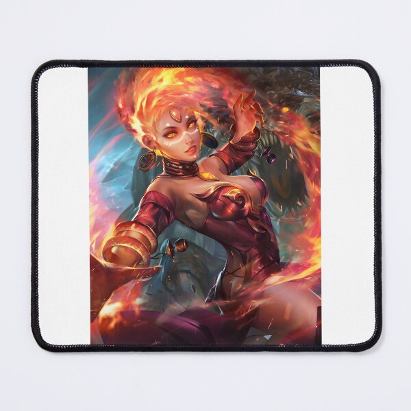 Artikelvorschau, Lina-Fanart inspiriert von Dota – Illustration der feurigen Zauberin entworfen und verkauft von KeshanBusiness.