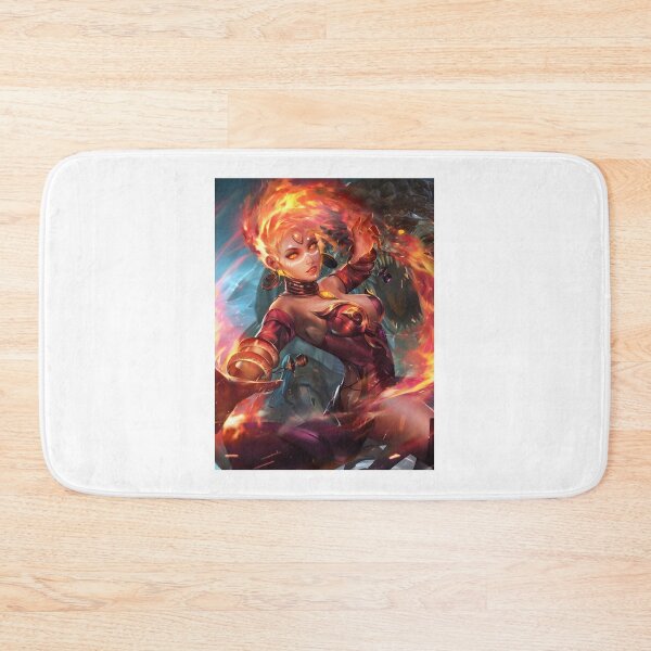 Item preview, Lina Fan Art Inspired by Dota - Fiery Sorceress Illustration designed and sold by KeshanBusiness.