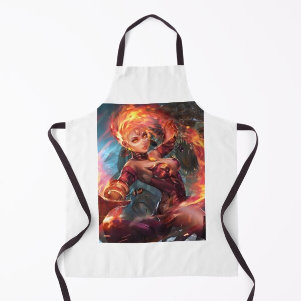 Item preview, Lina Fan Art Inspired by Dota - Fiery Sorceress Illustration designed and sold by KeshanBusiness.