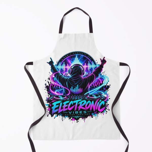 Item preview, Electronic Vibes – Neon Music Connection Electronic Music Gift designed and sold by ArtGStudio.