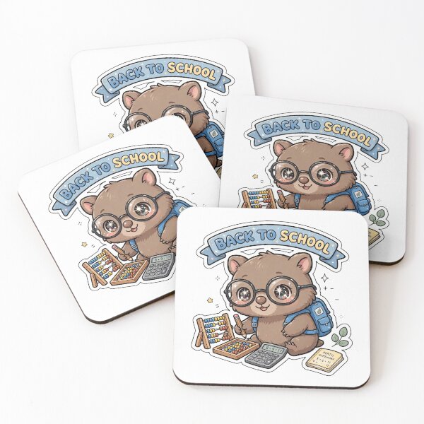 Item preview, Cute Wombat Back To School Math Class designed and sold by Wildlife-Walk.