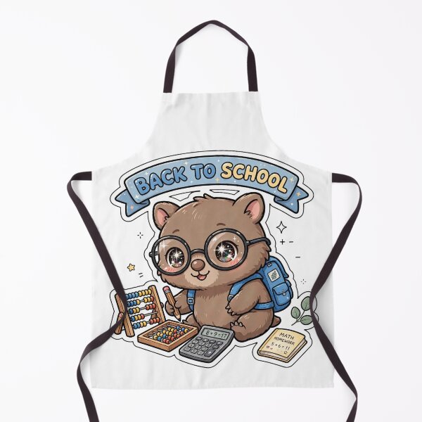 Item preview, Cute Wombat Back To School Math Class designed and sold by Wildlife-Walk.