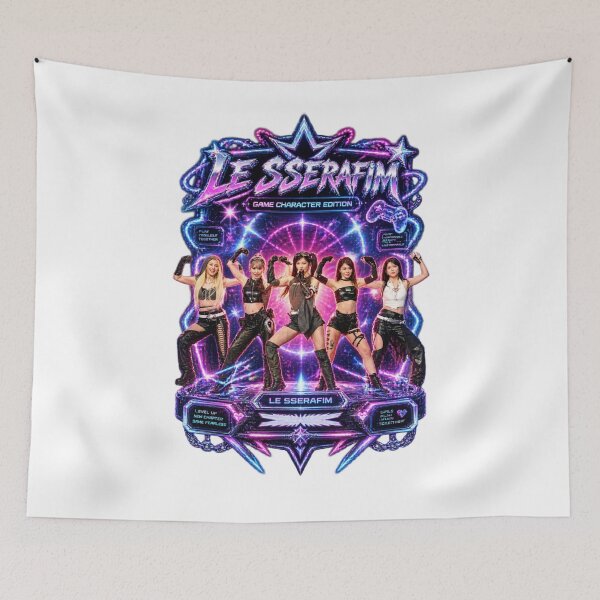 Item preview, Retro Game Interface Lineup LE SSERAFIM Stage Ensemble designed and sold by Valereekmerch.