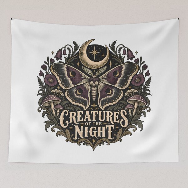Item preview, Gothic Moth Creatures of Night designed and sold by Thai Vibe Studio.