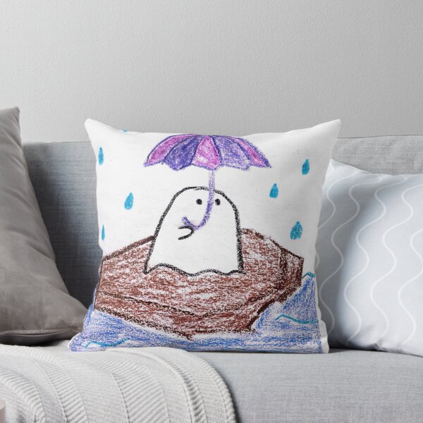 Item preview, Ghost Floating in Coffin with Umbrella designed and sold by MagicYana.