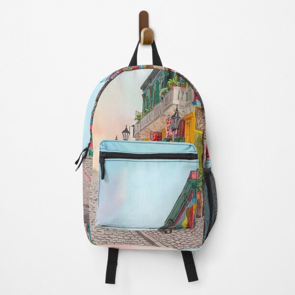 Item preview, Caminito La Boca Buenos Aires Watercolor Travel designed and sold by POSTERIOCREW.