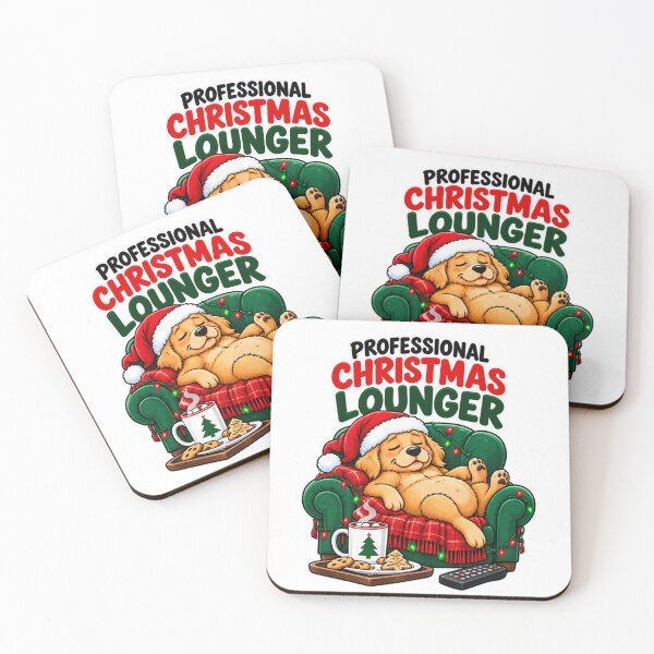 Item preview, Professional Christmas Lounger Funny Dog Design designed and sold by Kenzie & Co.