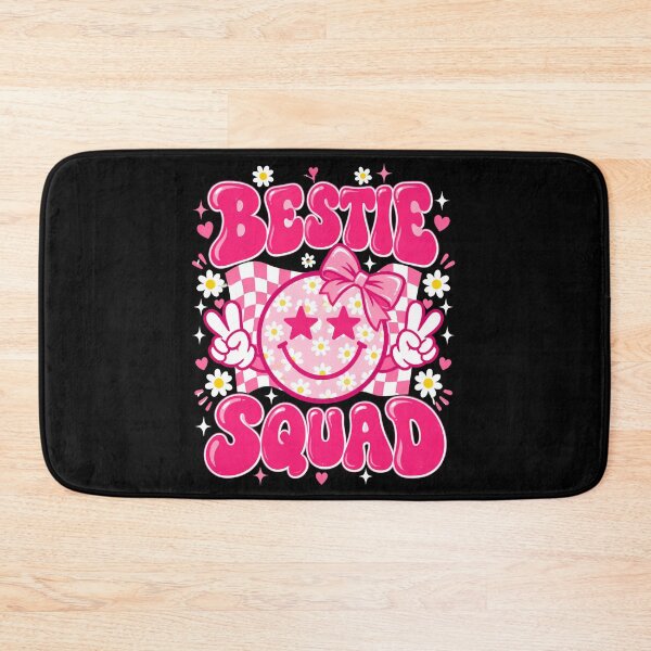 Item preview, Bestie Squad Pink Smiley Best Friend Gift Cute Girly Friendship designed and sold by THREE LITTLE BEANS.