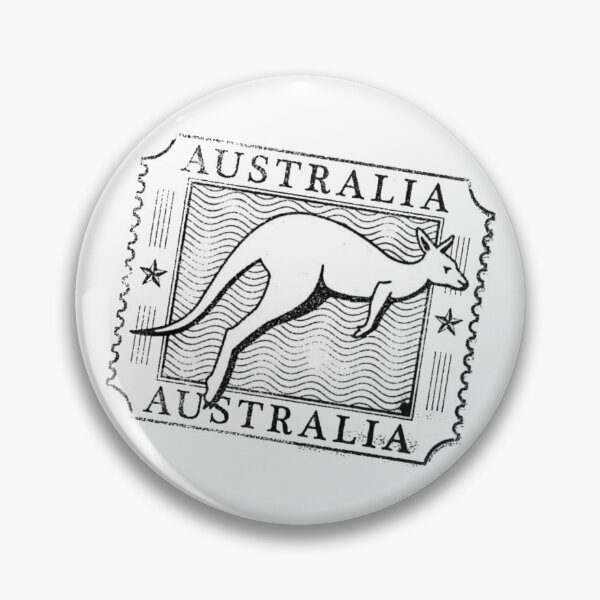 Item preview, Vintage Elegance and National Symbolism – Australia Kangaroo Stamp designed and sold by WATEKE.