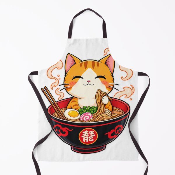 Item preview, Kawaii Ramen Cat – Cute Japanese Food Anime Design designed and sold by mrworld000.