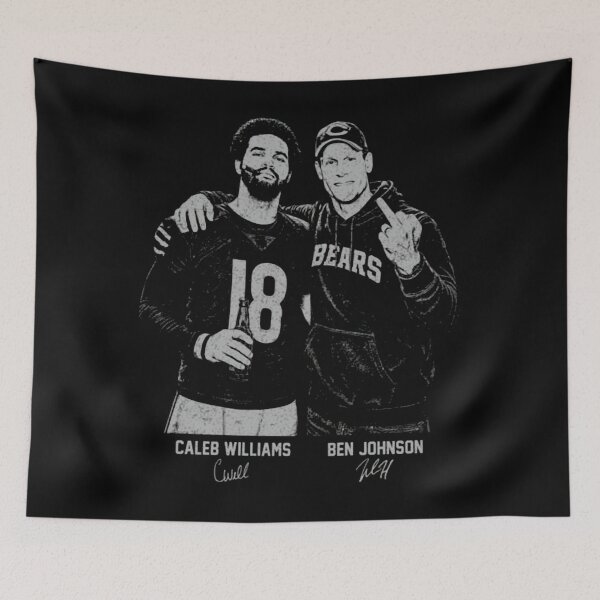 Item preview, Chicago Football Caleb Williams Ben Johnson designed and sold by TinaQuentin.
