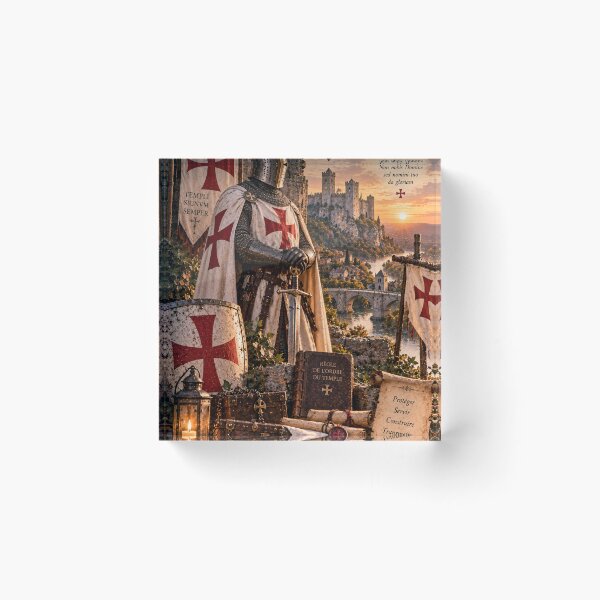 Item preview, The Templars, guardians of history designed and sold by PIERRES&MAILLESDesign.