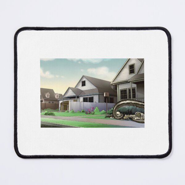 Item preview, Fox Hollow Town Scenic Landscape Nature Illustration designed and sold by hillvalley-nl.