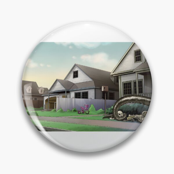 Item preview, Fox Hollow Town Scenic Landscape Nature Illustration designed and sold by hillvalley-nl.