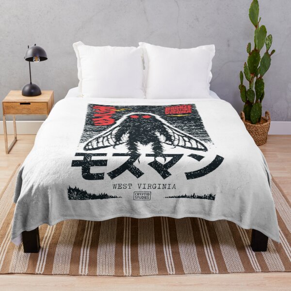 Item preview, Mothman West Virginia Japanese Woodblock Design designed and sold by CarolinaFeil.