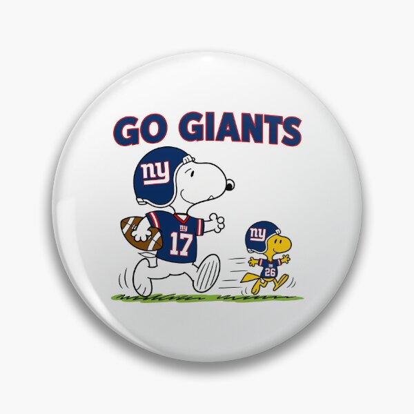 Item preview, Snoopy & Woodstock New York Giants Football Retro F350 designed and sold by GLUVY-THEME.