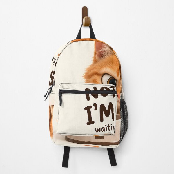 Item preview, Not Now, I'm Busy – Waiting for Snacks | Funny Orange Cat designed and sold by bauschberts.