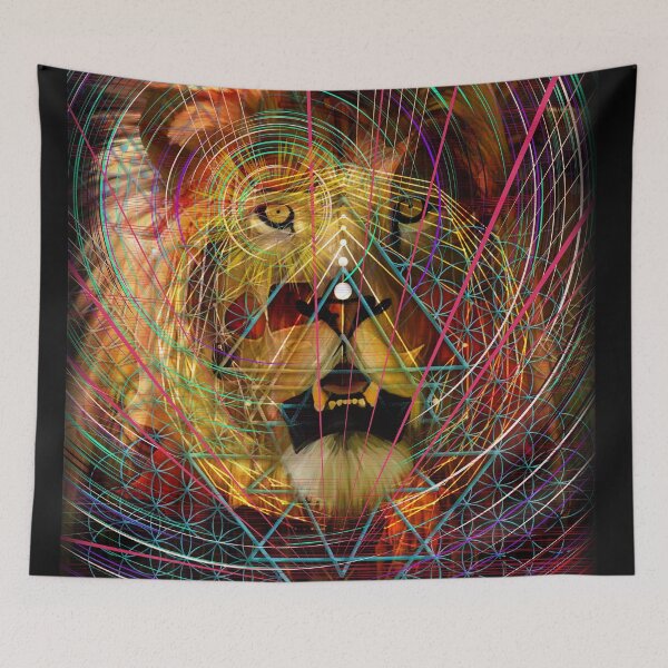 Item preview, Visionary Art Print, Lion Art designed and sold by Kayden DiGiovanni.