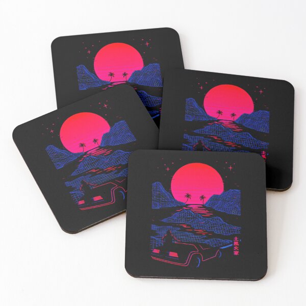 Item preview, Synthwave Sunset Drive  designed and sold by rempeljyfali.