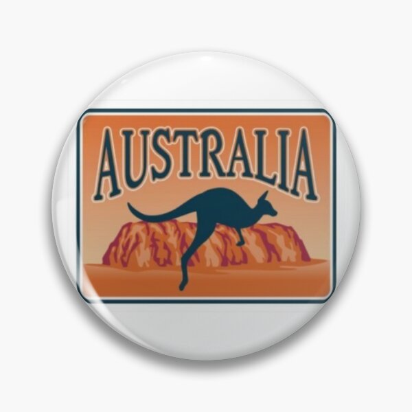 Item preview, Outback Heritage and National Pride – Australia Kangaroo Landscape designed and sold by WATEKE.