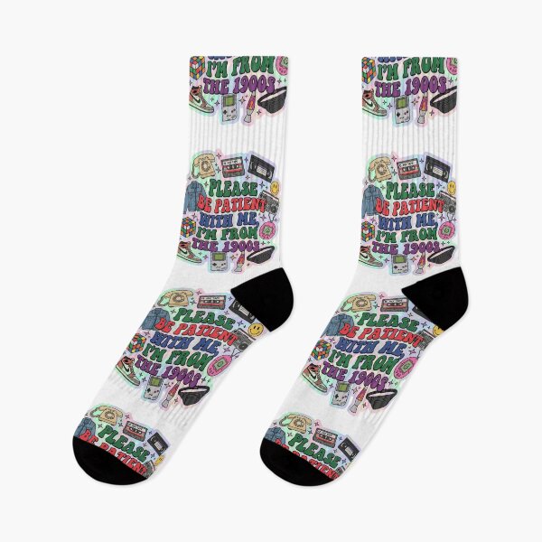 Item preview, Please Be Patient With Me Im From The 1900s 90s Nostalgia Retro Pop Culture Graphic    designed and sold by raedattia.