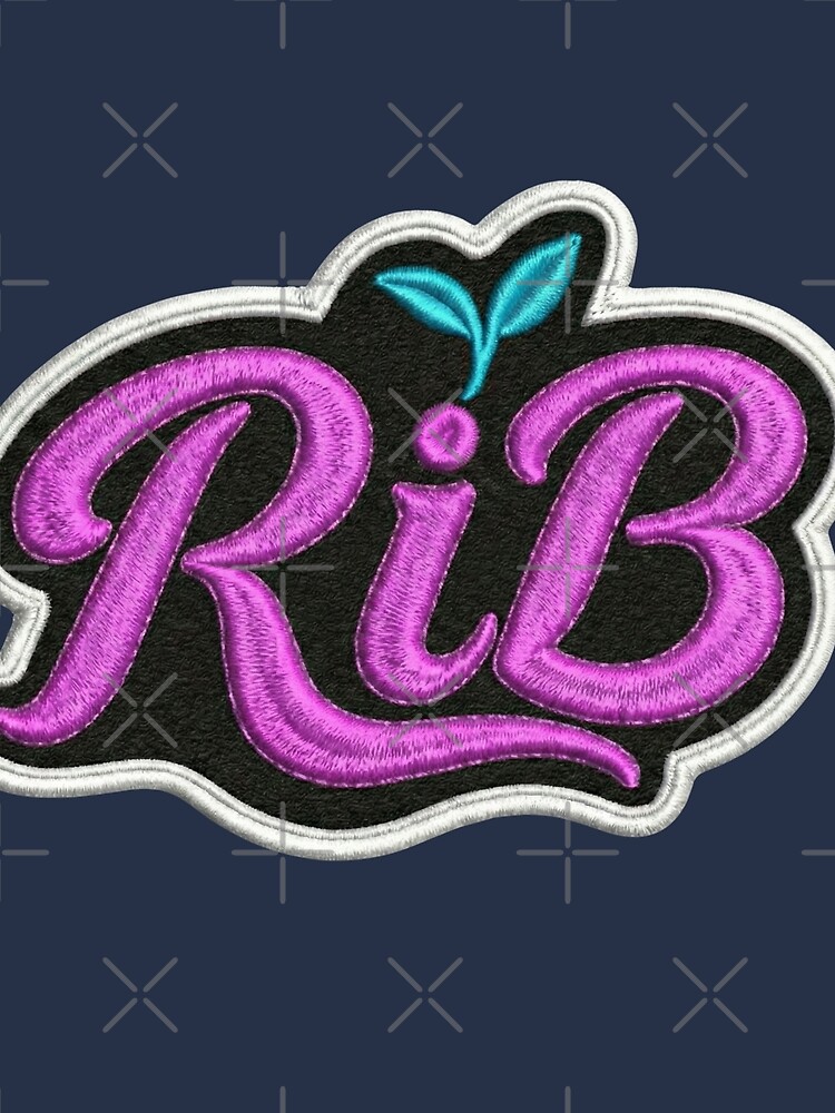Thumbnail 3 of 3, Scarf, Neon Pop Fluorescent Script Emblem RiB Graphic designed and sold by Rib-Brand.