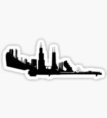 chicago tommy gun Sticker