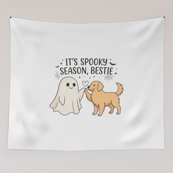 Item preview, It's Spooky Season Bestie, Cute Funny Halloween designed and sold by CloudyPress.