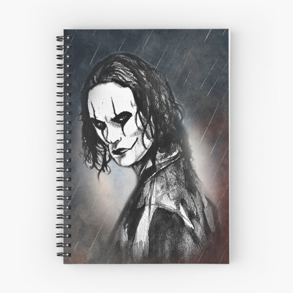 Item preview, The Crow Eric Draven “Can’t Rain All the Time” Portrait – Gothic Movie & Cult Film Art Print designed and sold by ConorKeeganArt.