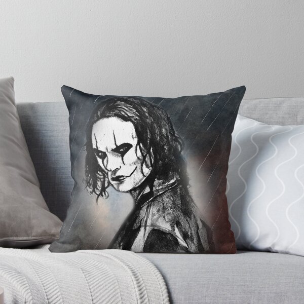 Item preview, The Crow Eric Draven “Can’t Rain All the Time” Portrait – Gothic Movie & Cult Film Art Print designed and sold by ConorKeeganArt.