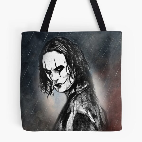 Item preview, The Crow Eric Draven “Can’t Rain All the Time” Portrait – Gothic Movie & Cult Film Art Print designed and sold by ConorKeeganArt.