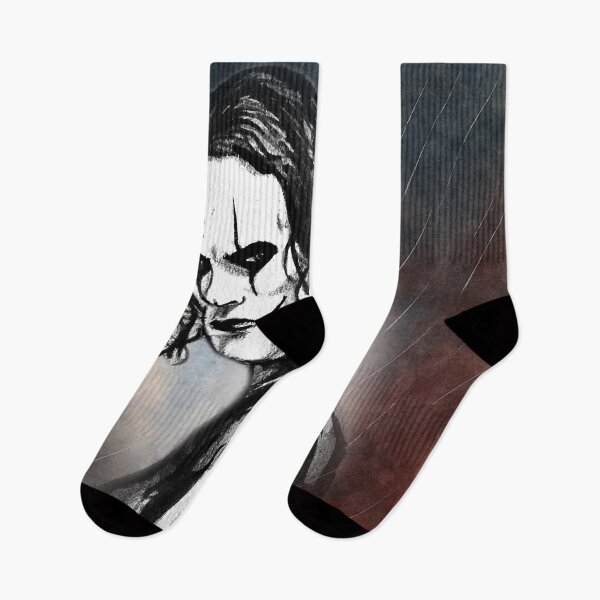 Item preview, The Crow Eric Draven “Can’t Rain All the Time” Portrait – Gothic Movie & Cult Film Art Print designed and sold by ConorKeeganArt.