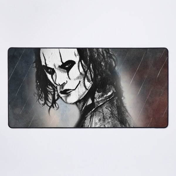 Item preview, The Crow Eric Draven “Can’t Rain All the Time” Portrait – Gothic Movie & Cult Film Art Print designed and sold by ConorKeeganArt.