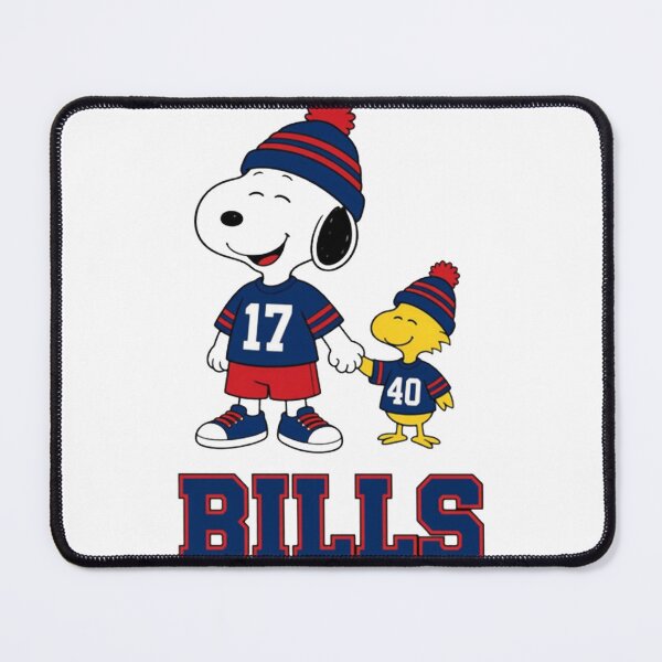 Item preview, Peanuts Football Duo Bills Fan- Buffalo Bills designed and sold by TinaQuentin.