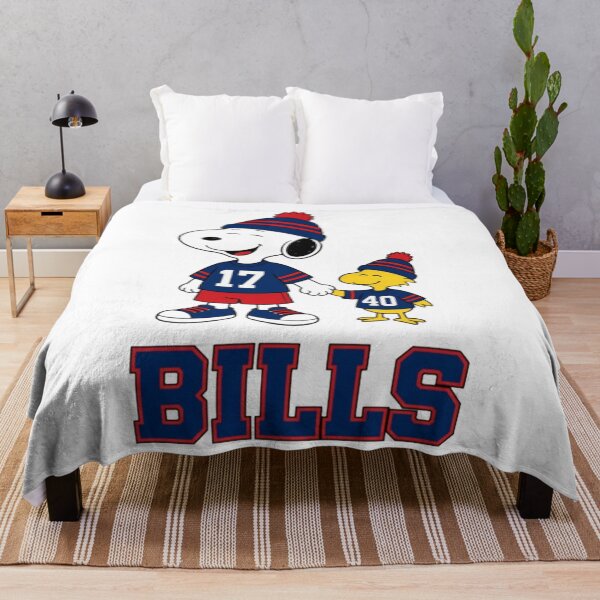 Item preview, Peanuts Football Duo Bills Fan- Buffalo Bills designed and sold by TinaQuentin.