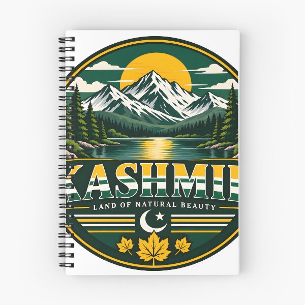 Item preview, Kashmir Mountain Lake Vintage Nature Emblem designed and sold by MR-HOOBY.